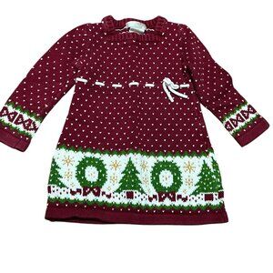 Festive Girls Christmas Dress -